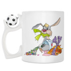 Кружка с футбольным мячиком