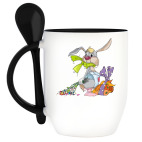 Кружка с ложкой