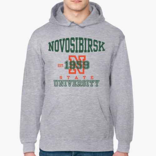 Толстовка худи с принтом Толстовка Новосибирск
