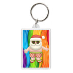 Брелок 5.7 x 4.1 см Кульный Санта