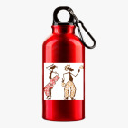 Металлическая бутылка 400 мл UV-DTF