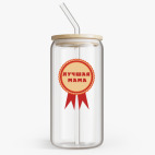 Банка с бамбуковой крышкой