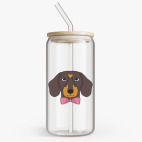 Банка с бамбуковой крышкой