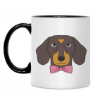 Кружка двухцветная