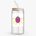 Банка с бамбуковой крышкой