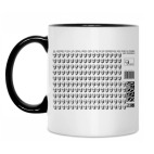 Кружка двухцветная