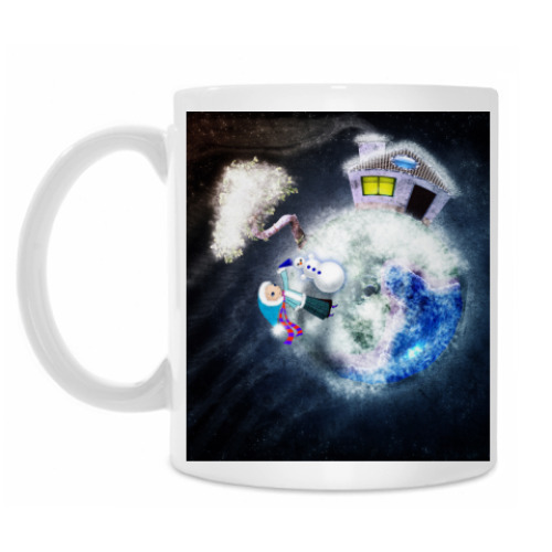 Кружка с принтом История про девочку