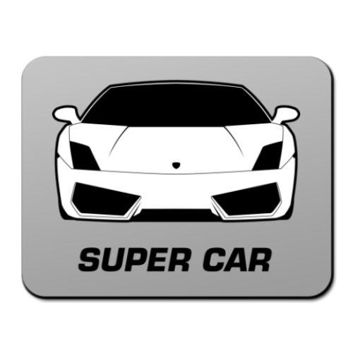 Коврик для мыши с принтом Super car