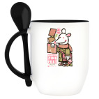 Кружка с ложкой