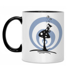 Кружка двухцветная