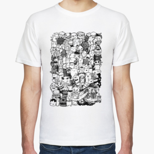Футболка с принтом Doodle