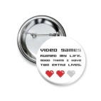 Значок 37 мм Extra lives