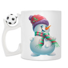 Кружка с футбольным мячиком