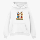 Толстовка худи оверсайз