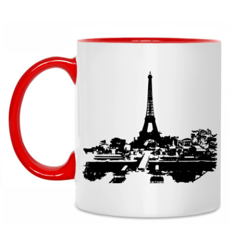 Кружка с принтом Paris