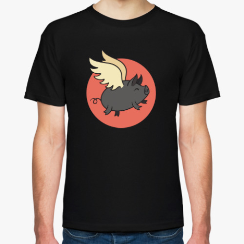 Футболка с принтом Pigs Can Fly
