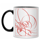 Кружка двухцветная