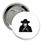 Значок 75 мм вендетта, анонимус, Гай Фокс