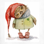 Совушка в шапочке
