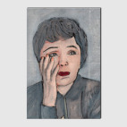 Холст 80 х 120 см Грустная Эдит Пиаф