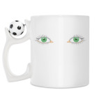Кружка с футбольным мячиком