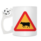Кружка с футбольным мячиком