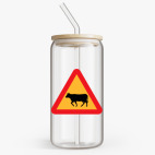 Банка с бамбуковой крышкой