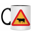 Кружка двухцветная