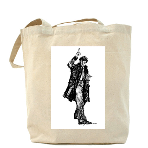 Сумка шоппер с принтом  Коломбо