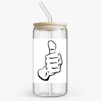 Банка с бамбуковой крышкой