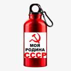 Металлическая бутылка 400 мл UV-DTF