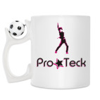 Кружка с футбольным мячиком