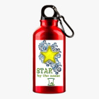 Металлическая бутылка 400 мл UV-DTF