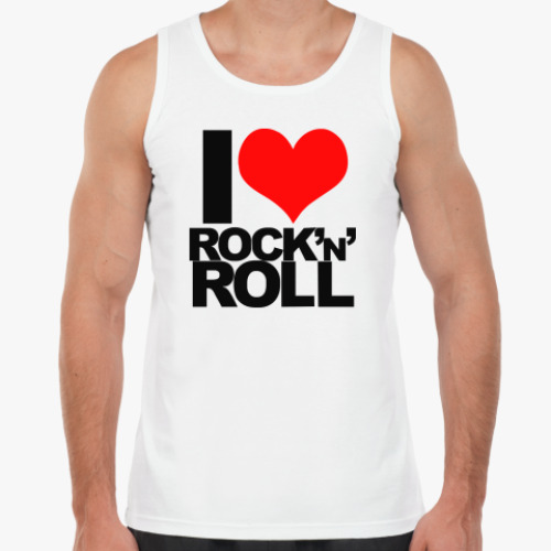 Майка с принтом Rock'n'roll
