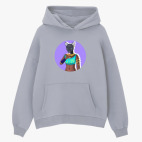 Толстовка худи оверсайз