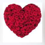 Сердце из роз