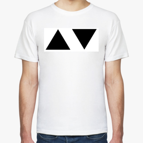 Футболка с принтом Triangles