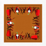 перцы на бронзе