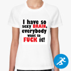 Женская спортивная футболка