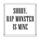 Магнит 6.5 x 6.5 см Sorry. Rap Monster is mine