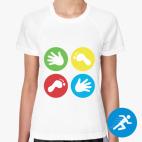 Женская спортивная футболка