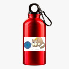 Металлическая бутылка 400 мл UV-DTF