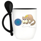 Кружка с ложкой