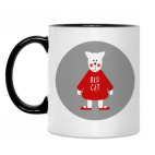 Кружка двухцветная