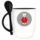 Кружка с ложкой