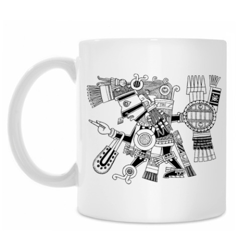 Кружка с принтом «Тескатлипока»