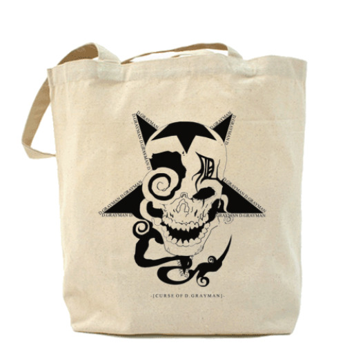 Сумка шоппер с принтом Curse Холщовая сумка