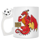 Кружка с футбольным мячиком