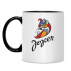 Кружка двухцветная