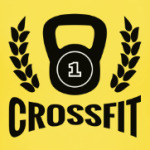 Кроссфит логотип с гирей